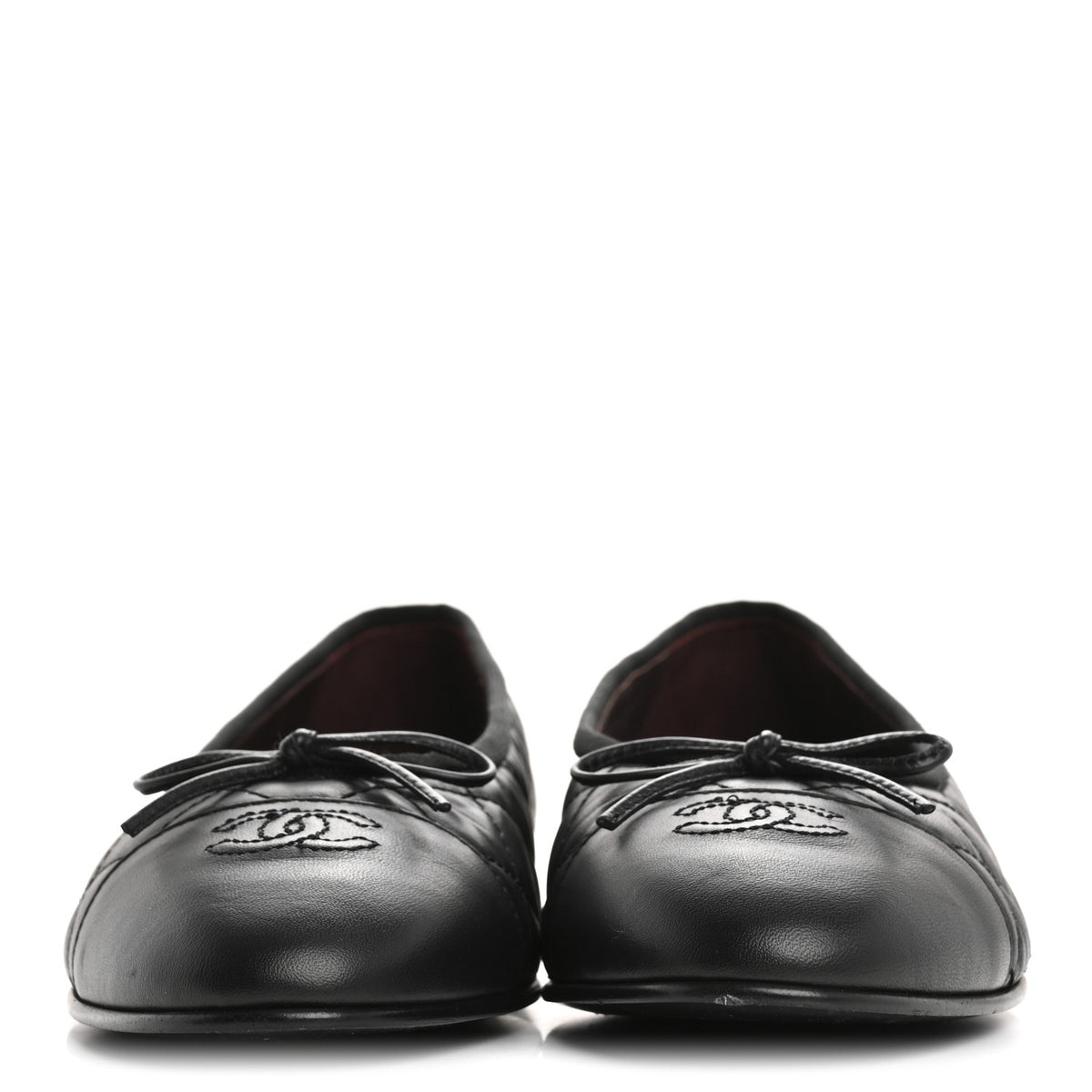 Chanel Cap Toe Black Ballet Flat