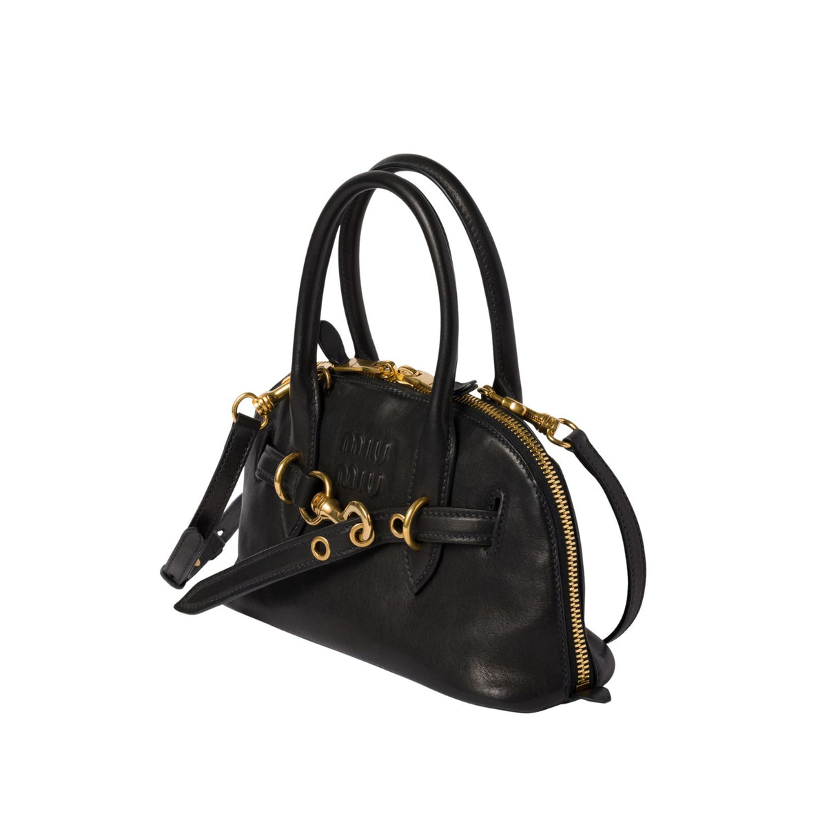 Aventure nappa leather top-black