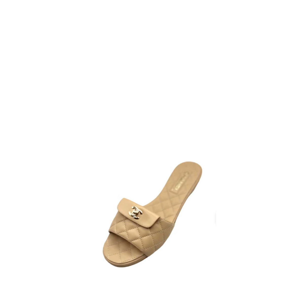 Chanel padded sandals