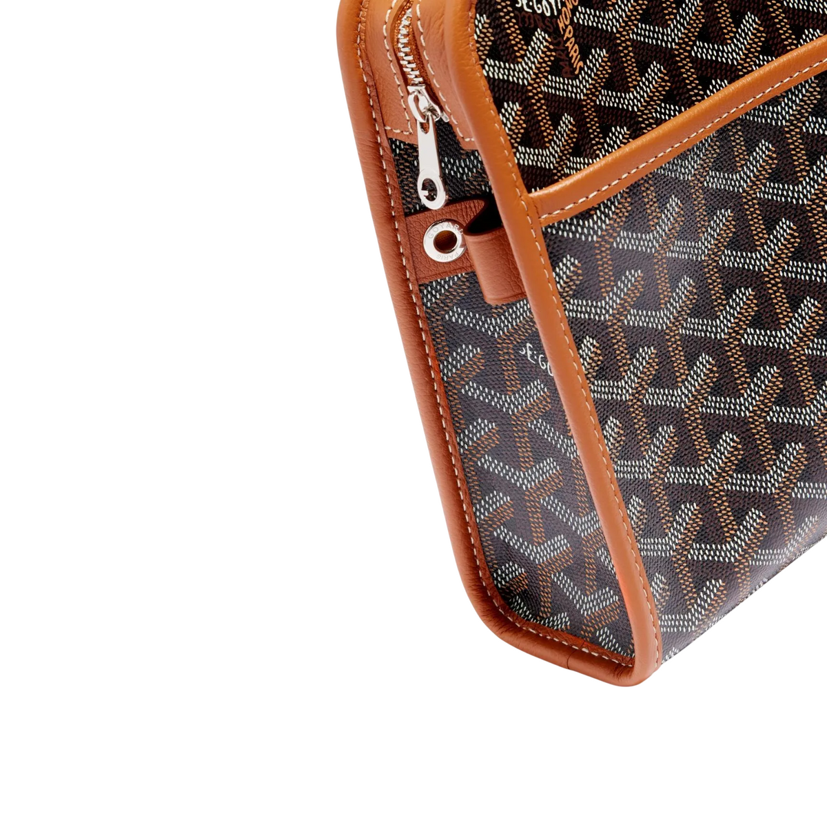 Jouvence MM Toiletry Bag Black & Tan