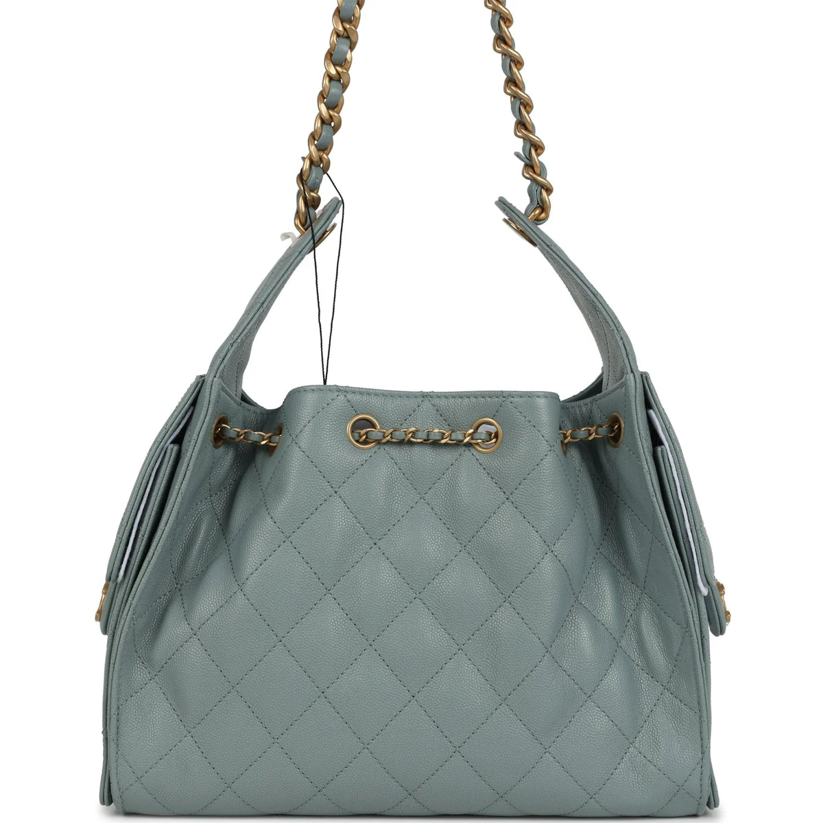 Chanel Small 25 Hobo Bag Green Caviar