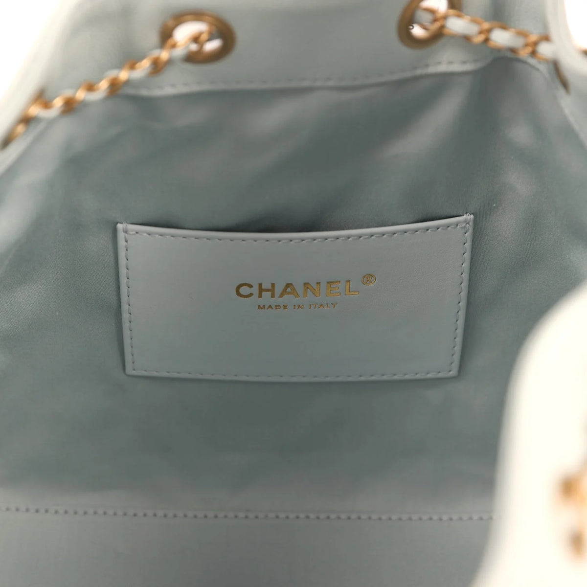 Chanel Small 25 Hobo Bag Light Blue Caviar