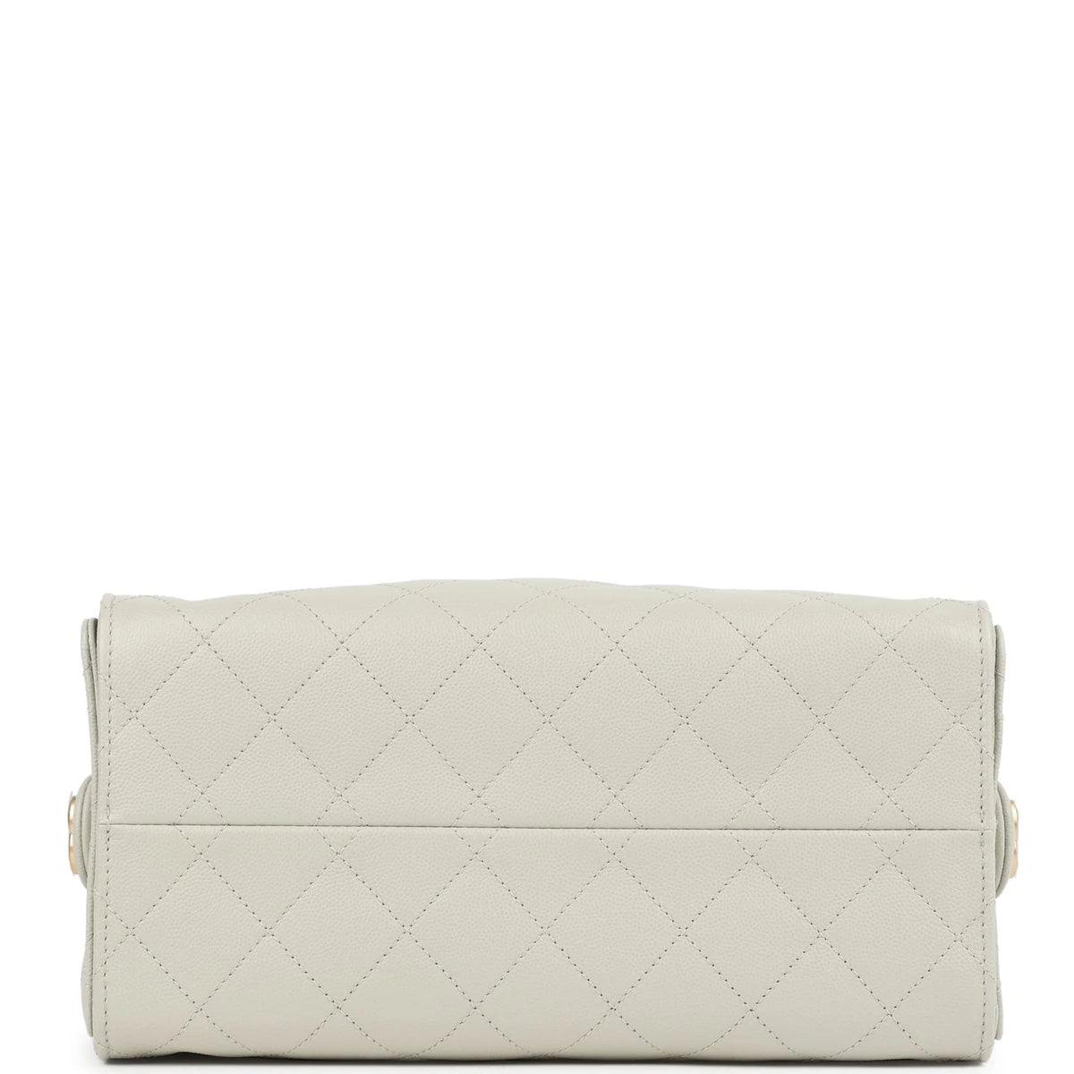 Chanel Small 25 Hobo Bag Light Grey Caviar