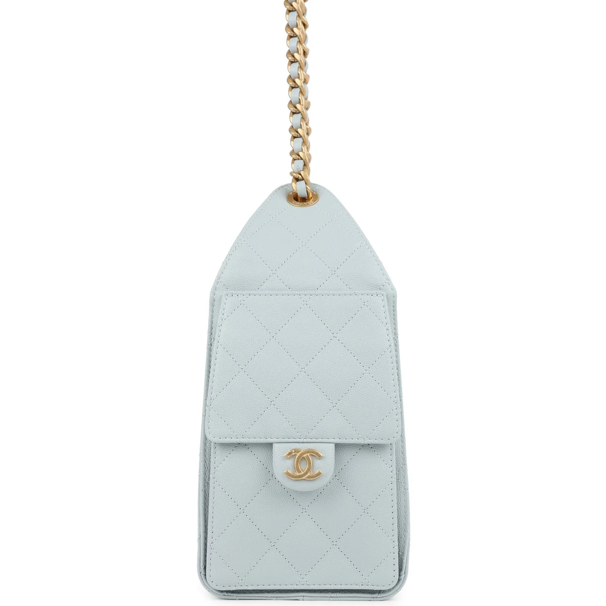 Chanel Small 25 Hobo Bag Light Blue