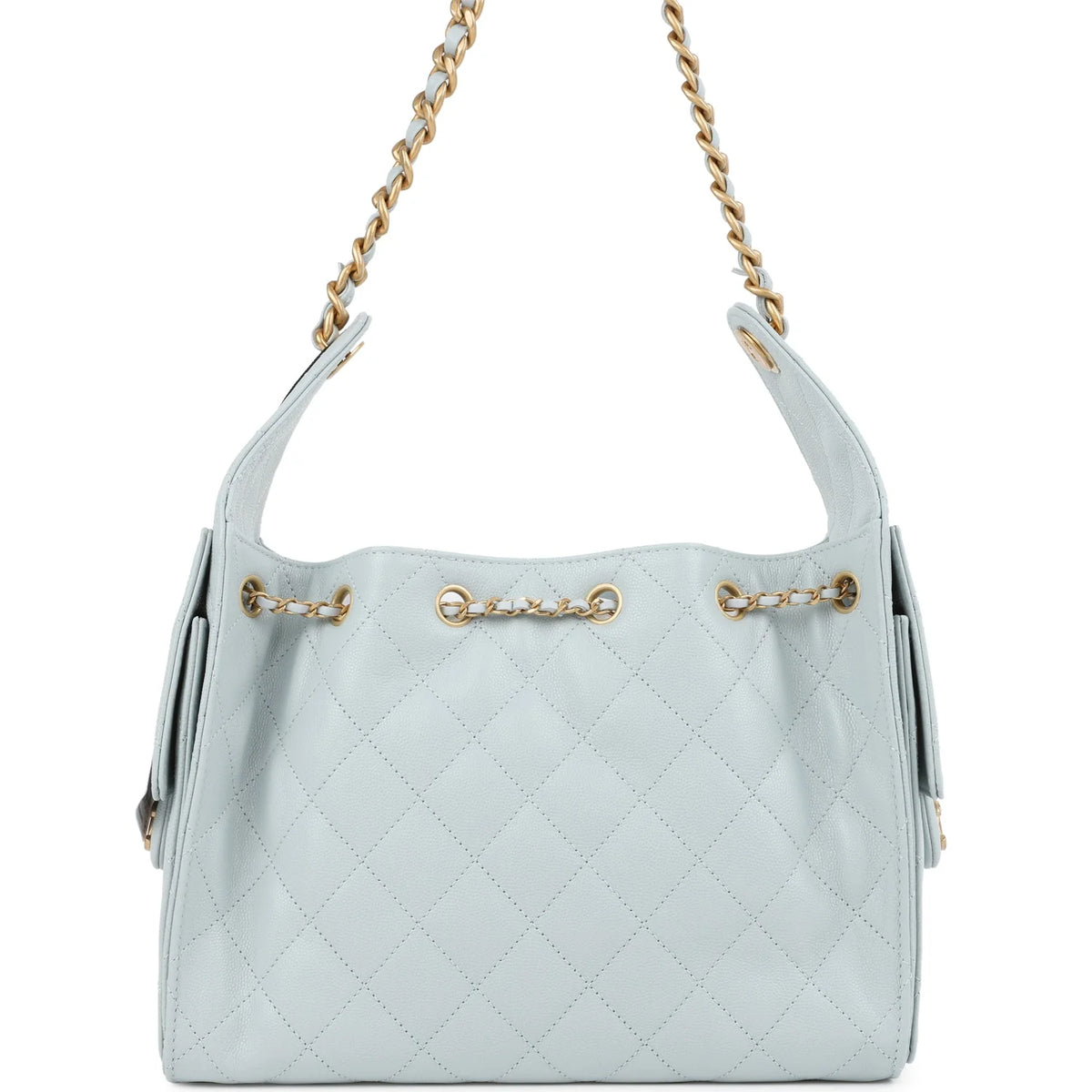 Chanel Small 25 Hobo Bag Light Blue