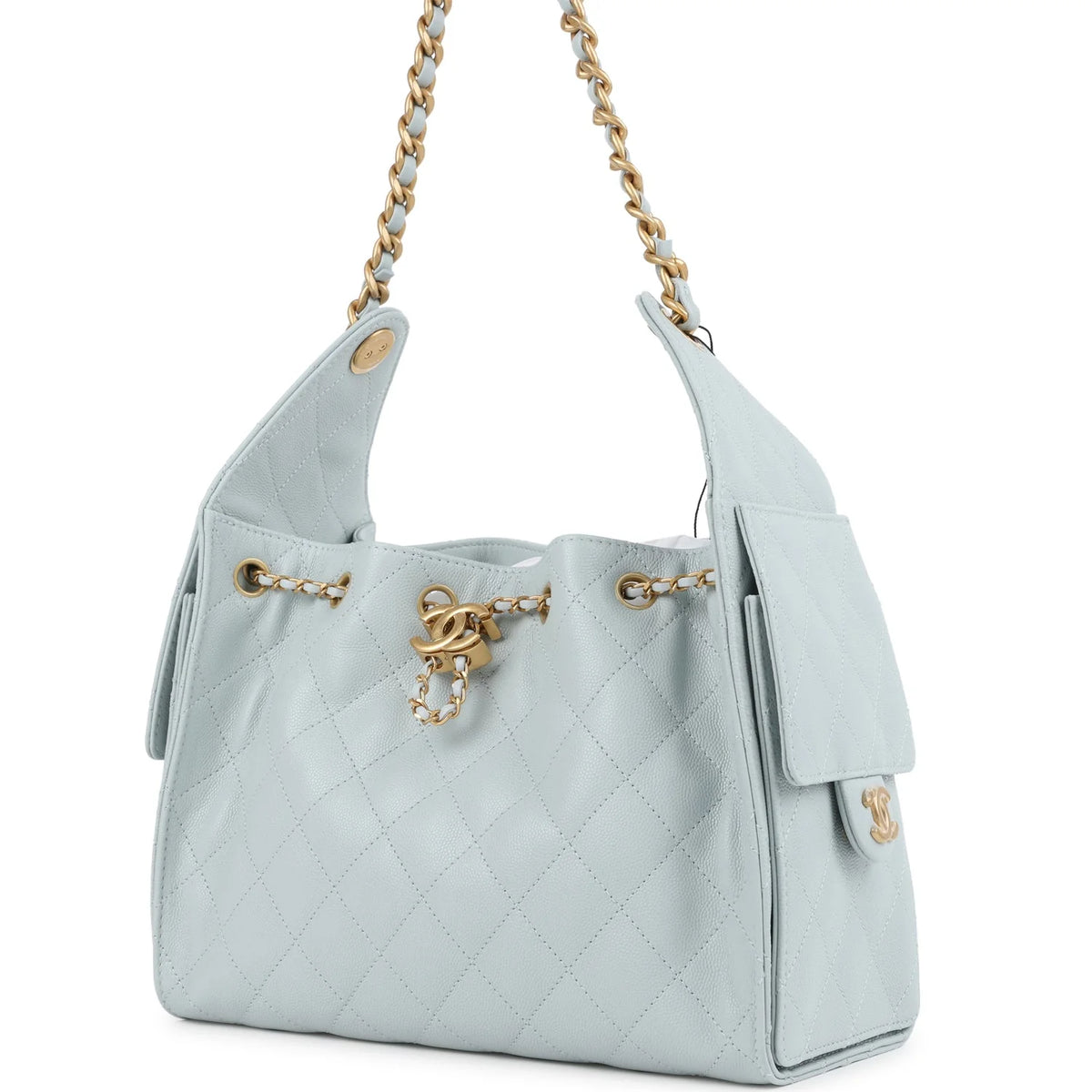 Chanel Small 25 Hobo Bag Light Blue