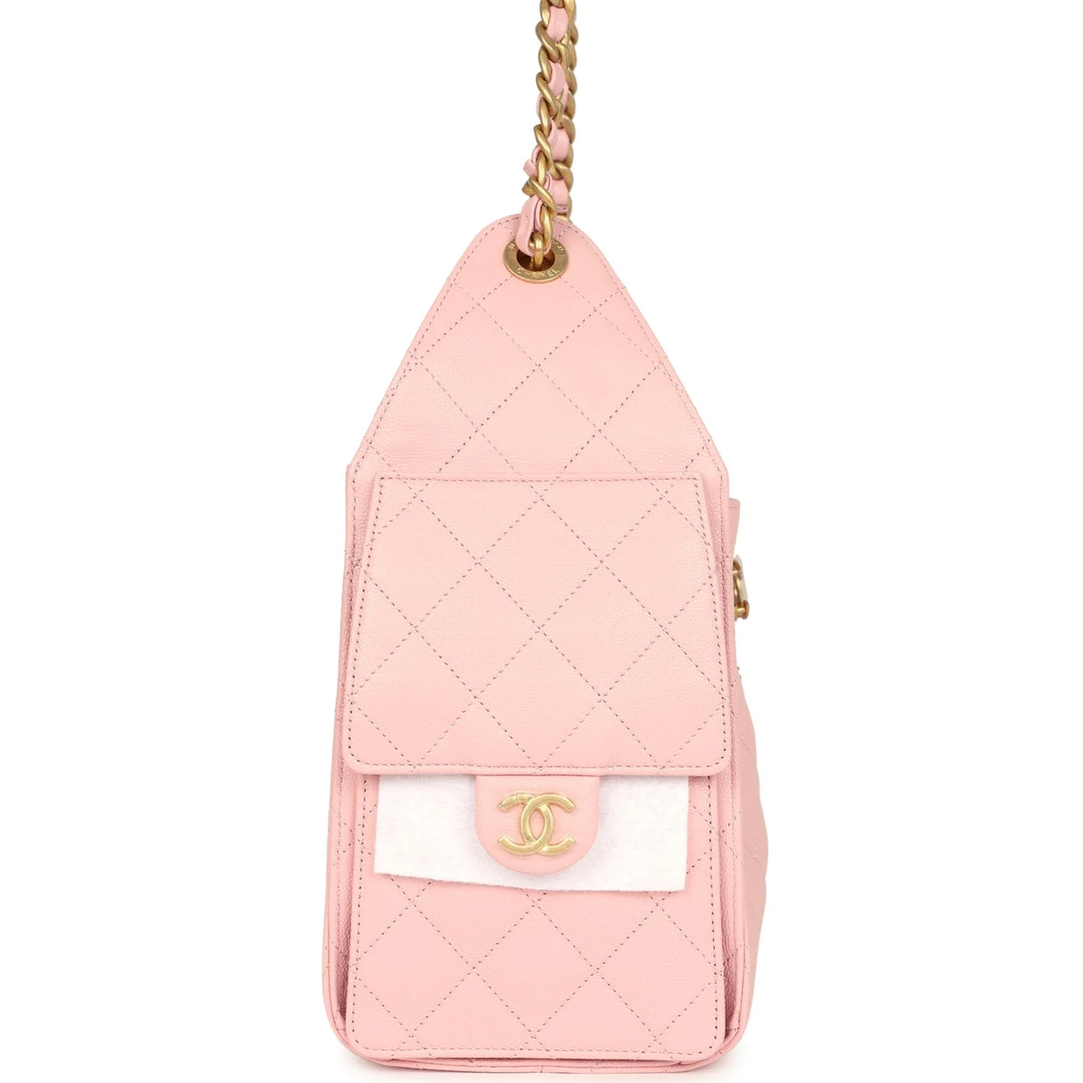 Chanel Small 25 Hobo Bag Light Pink Caviar