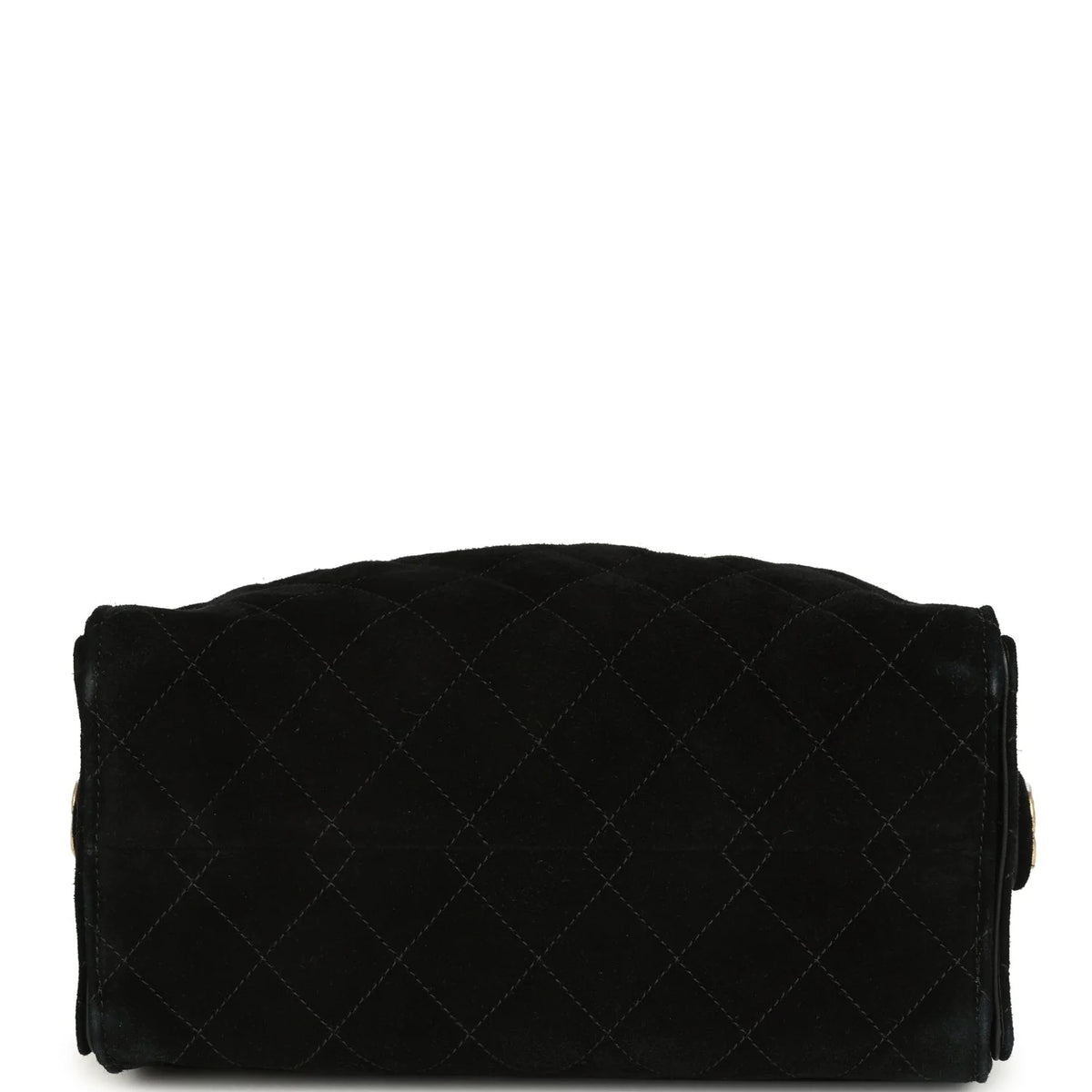 Chanel Small 25 Hobo Bag Black Suede