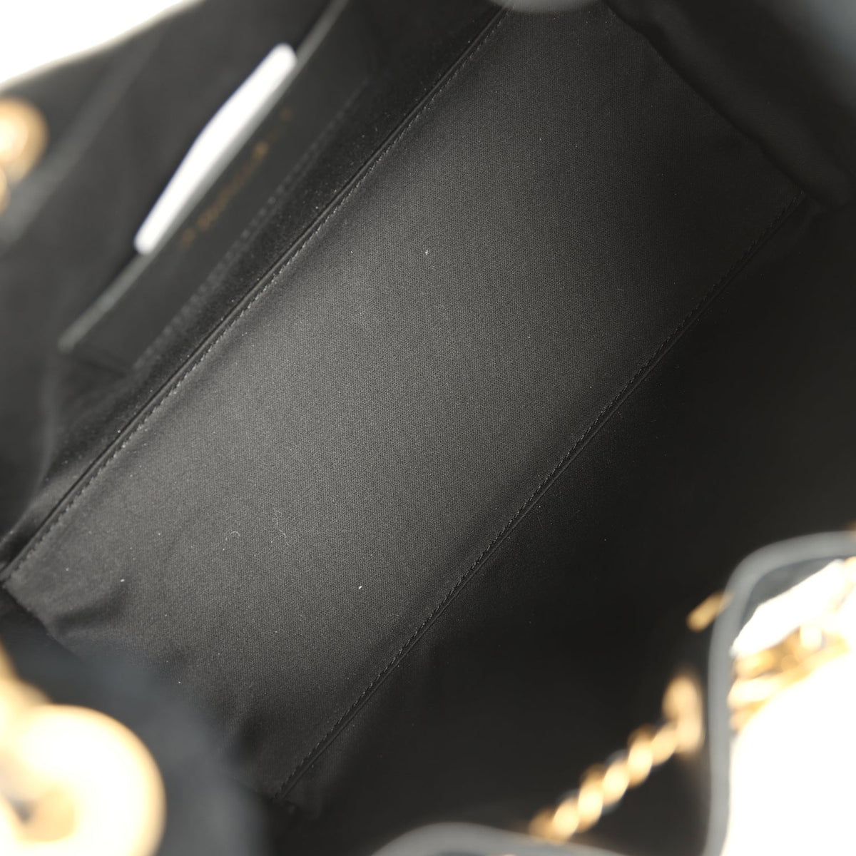 Chanel Small 25 Hobo Bag Black Suede