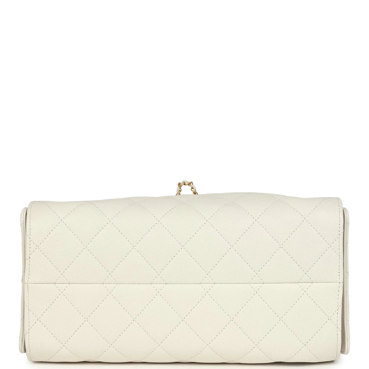 Chanel Small 25 Hobo Bag White Caviar