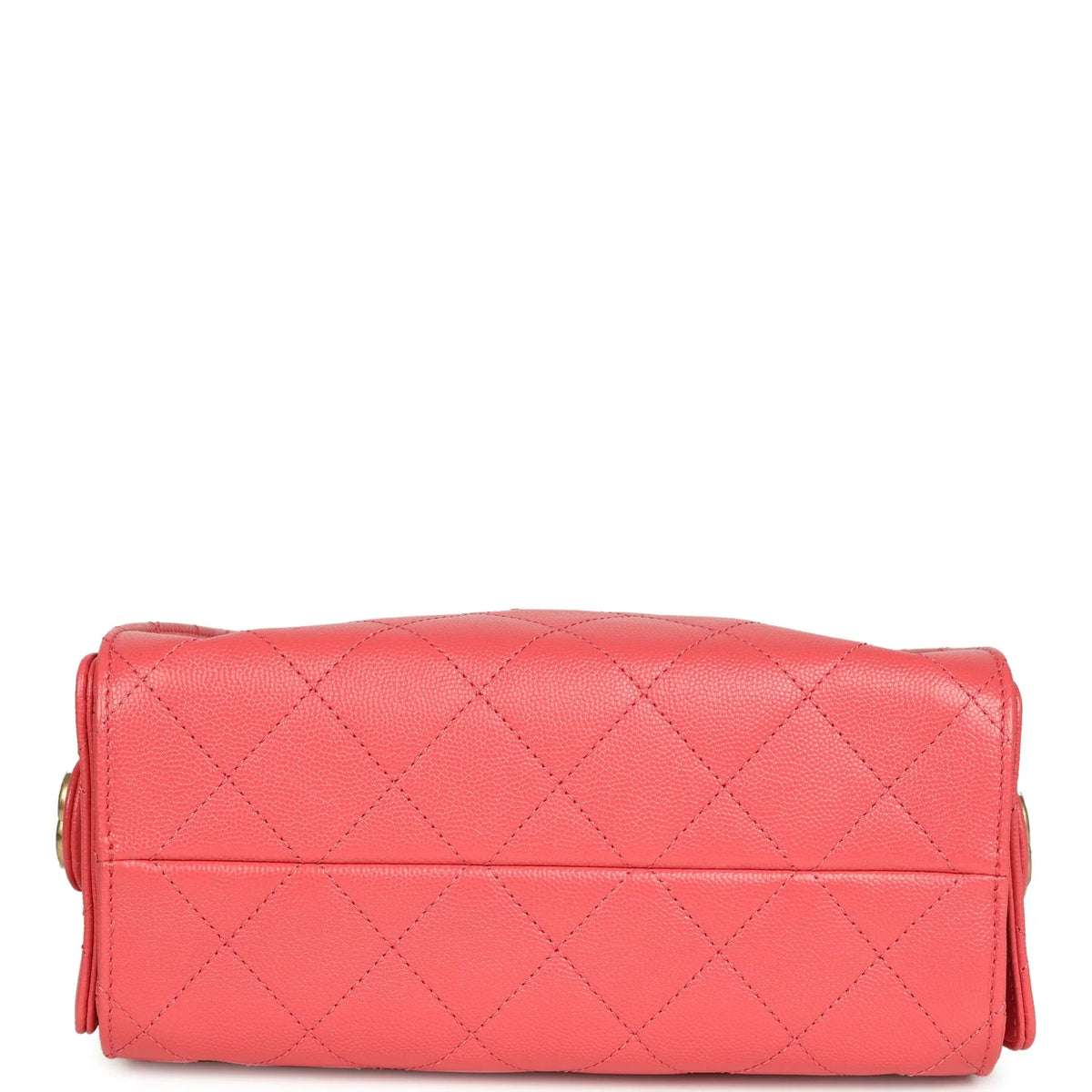 Chanel Mini 25 Hobo Bag Coral Pink Caviar