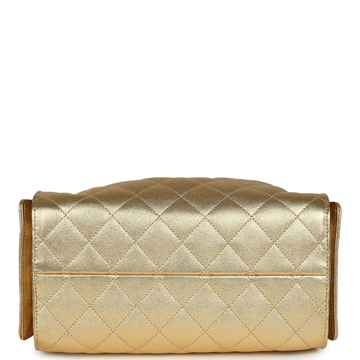 Chanel Small 25 Hobo Bag Metallic Gold Caviar