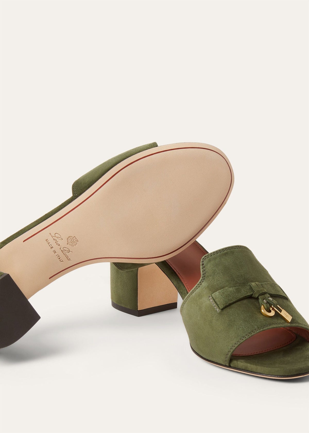 Summer Charms Sandal Ribbon Green