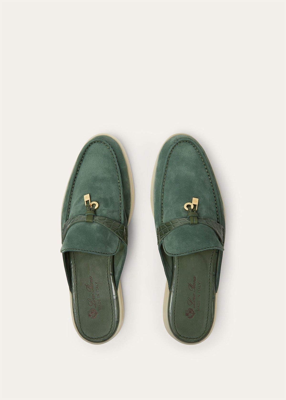 Charms Walk Babouche Loafer Green Lagoon