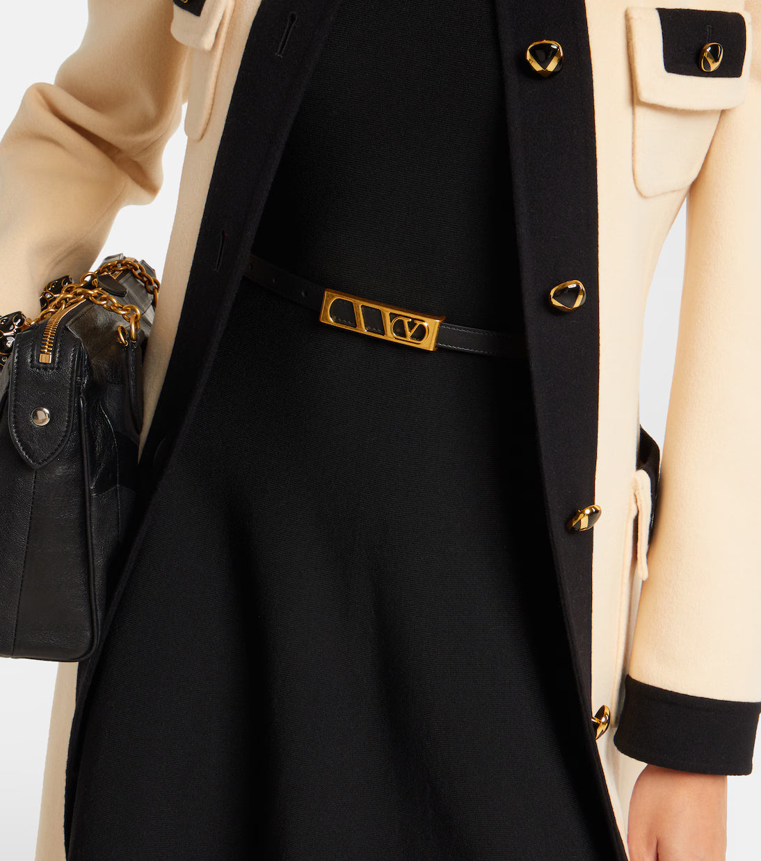 Valentino Garavani VLogo leather belt