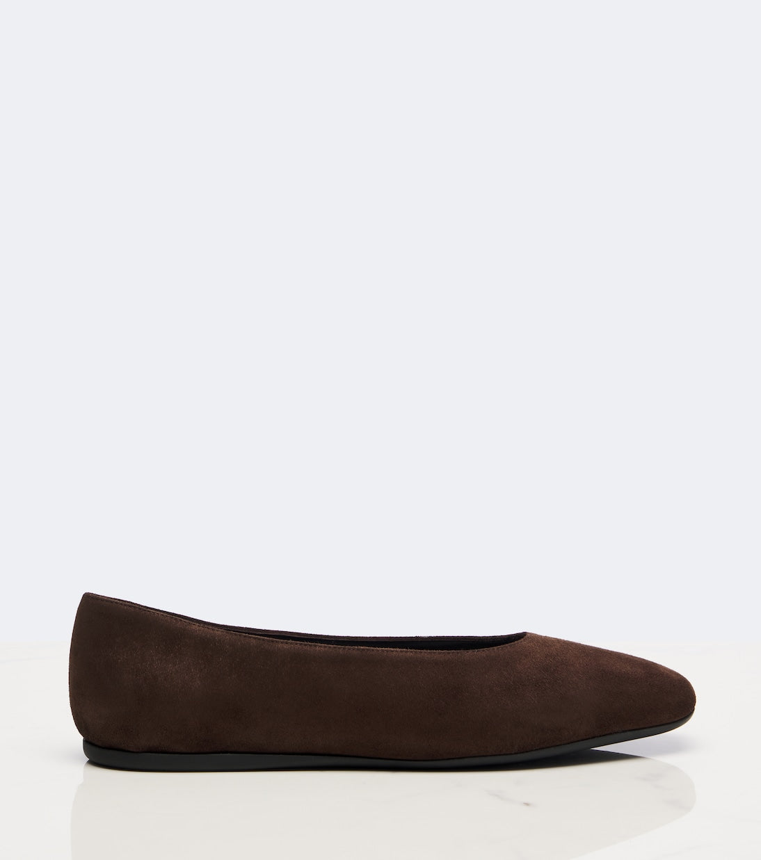 Prada Suede Ballet Flats – Brown
