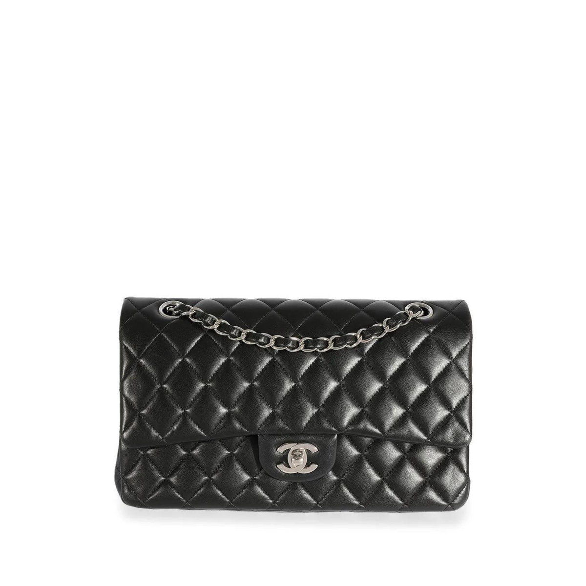 Medium Classic Double Flap Bag Lamb skin