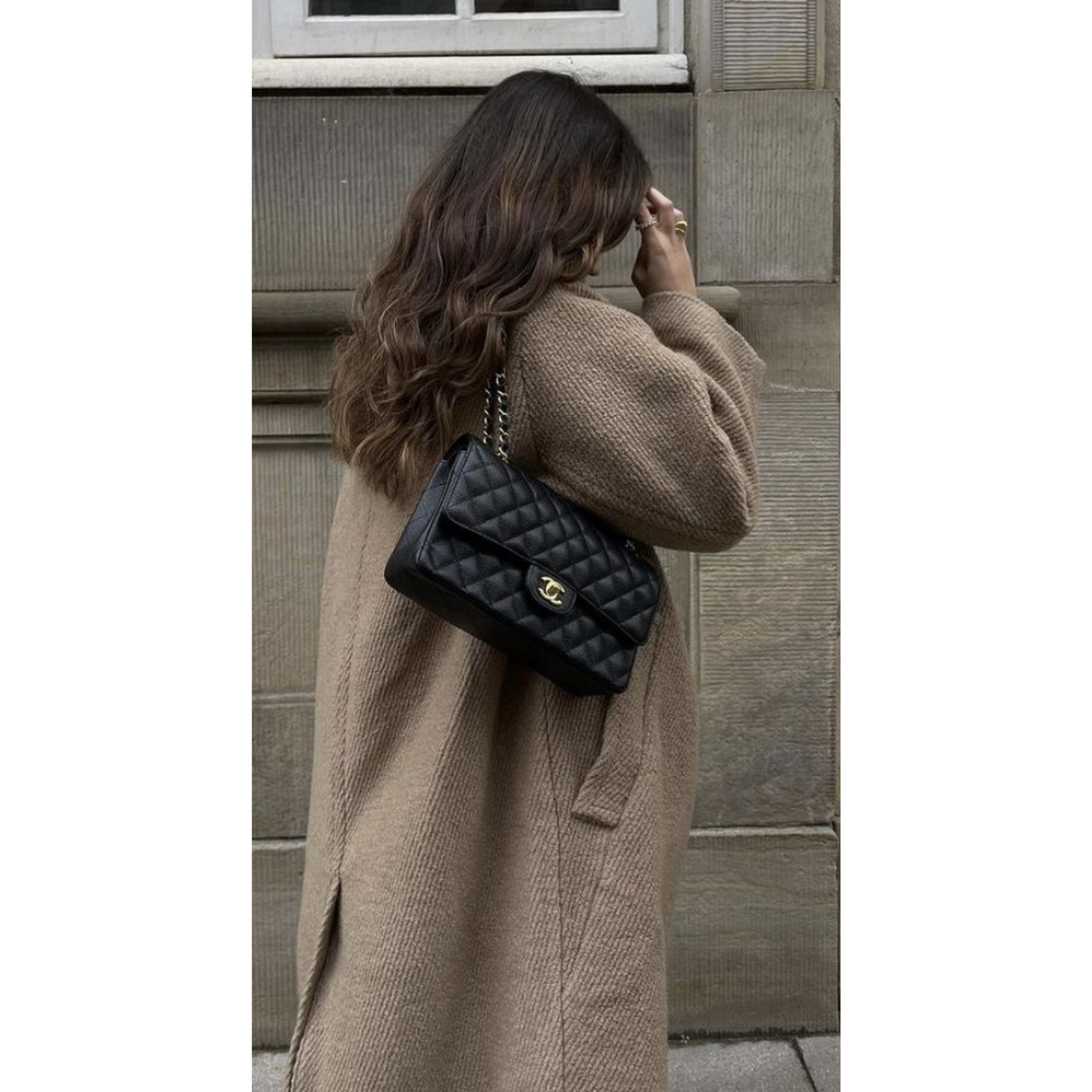Medium Classic Double Flap Bag Caviar Skin