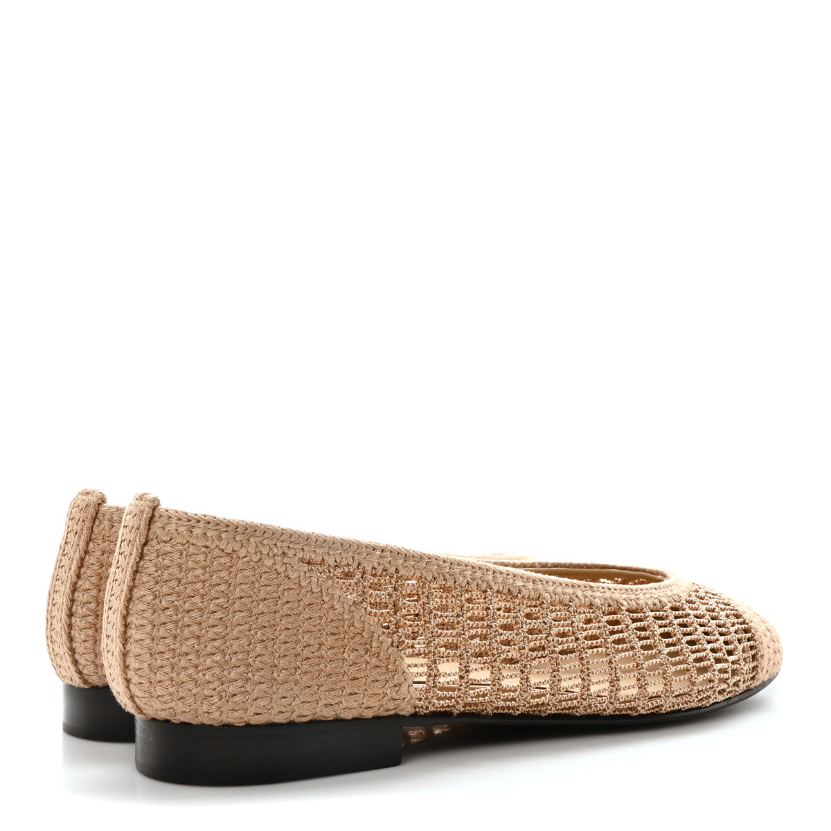 Chanel Dark Beige Ballet Flat