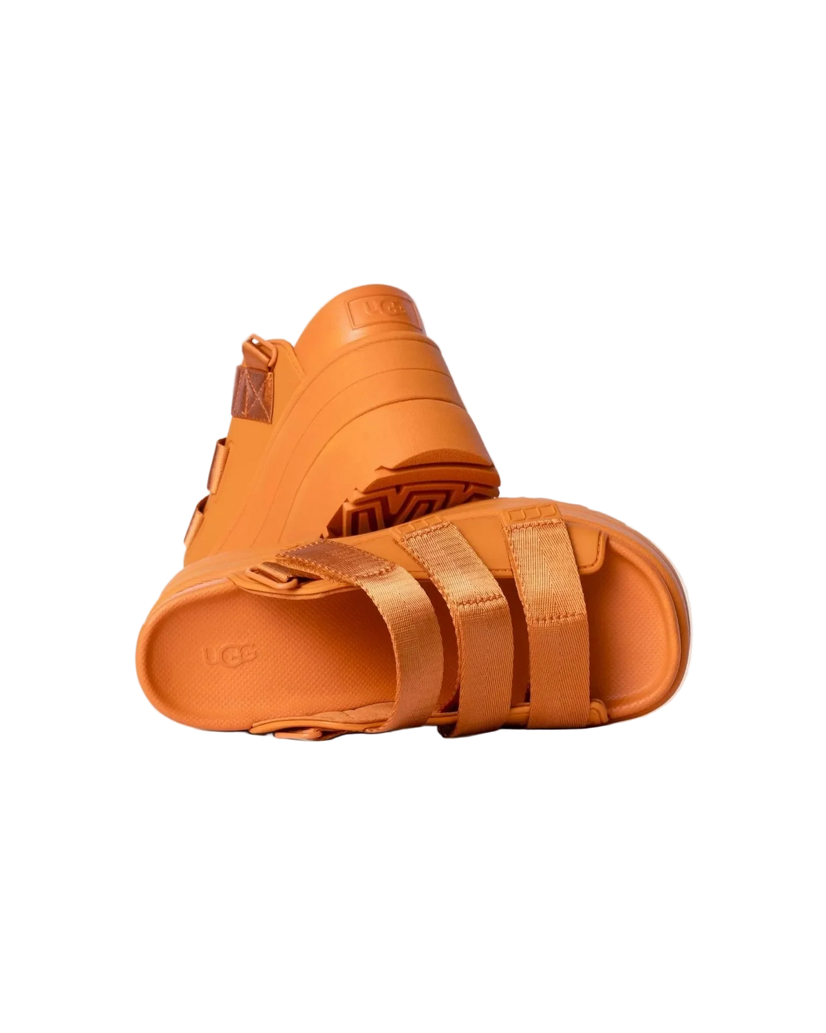 UGG GoldenRise Platform Sandals Dark Apricot