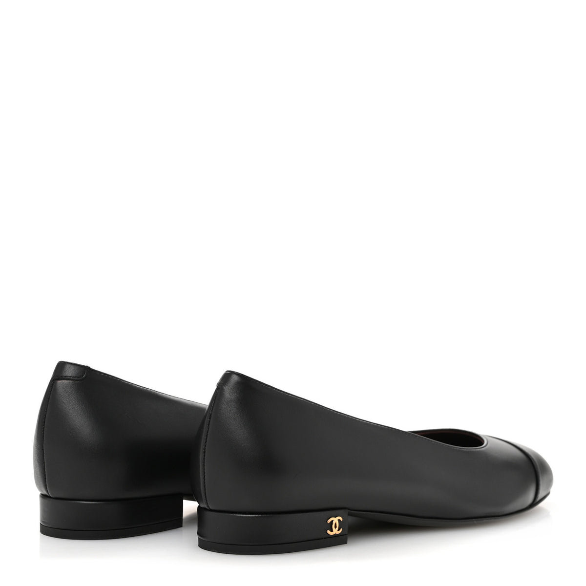 Chanel Lambskin Black Ballet Flat