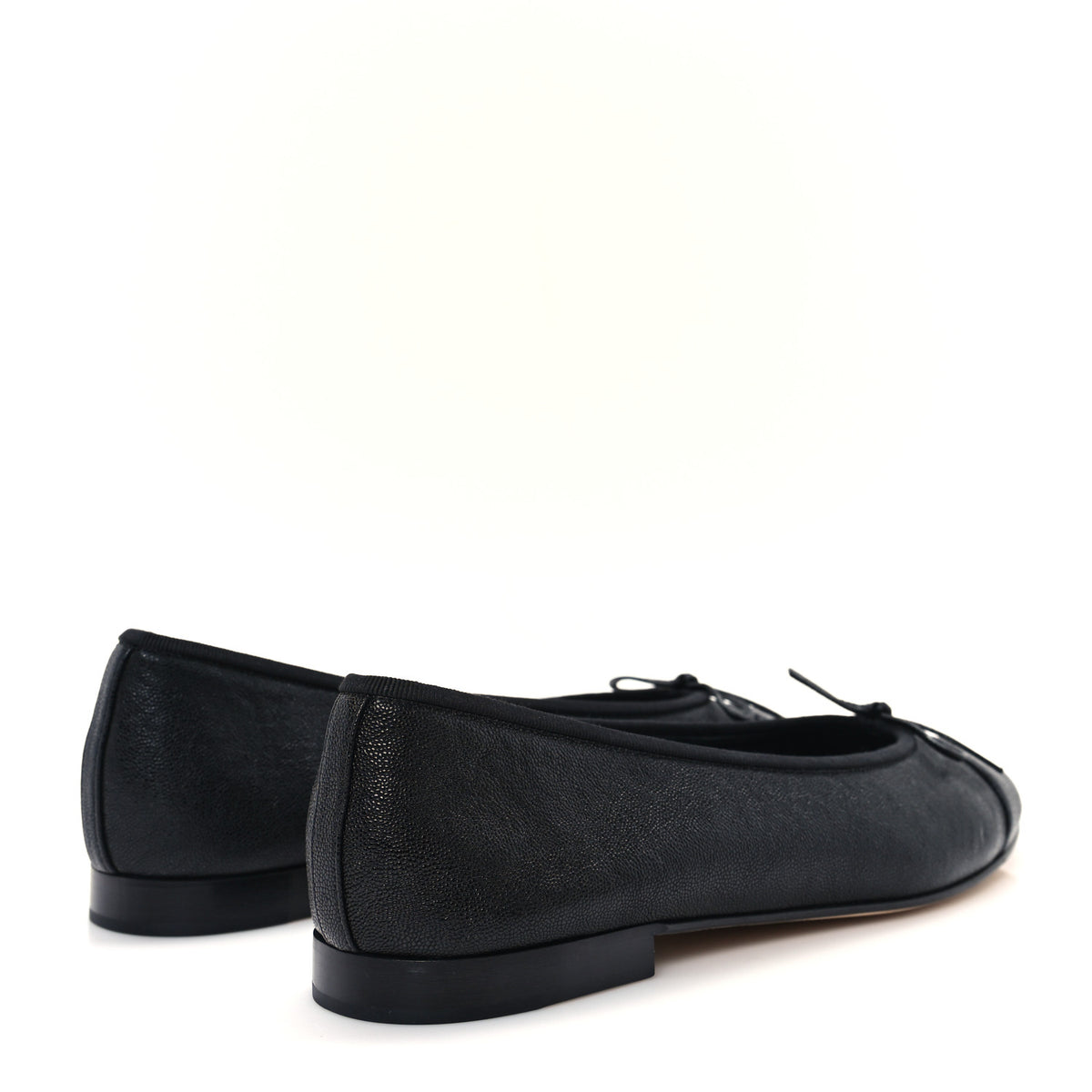 Chanel Cap Toe Black Ballet Flat