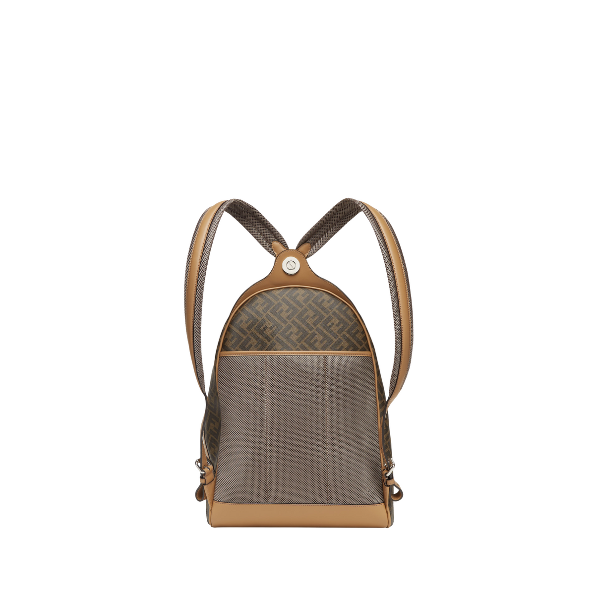 Fendi Diagonal Fendi Chiodo Medium Brown