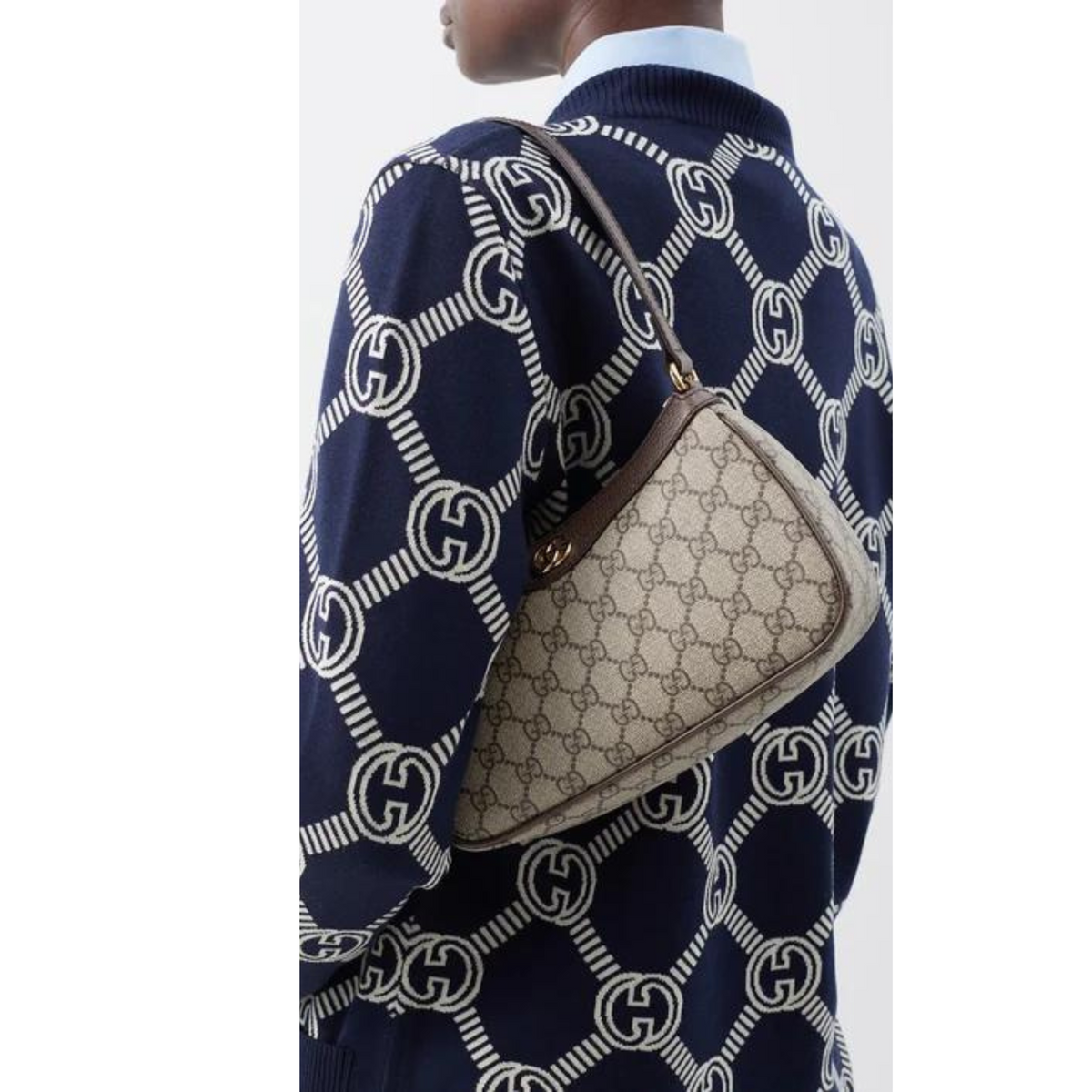 Ophidia small GG-Supreme canvas shoulder bag