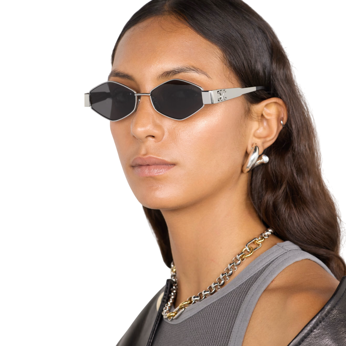 CELINE CL40254U Sliver-Green