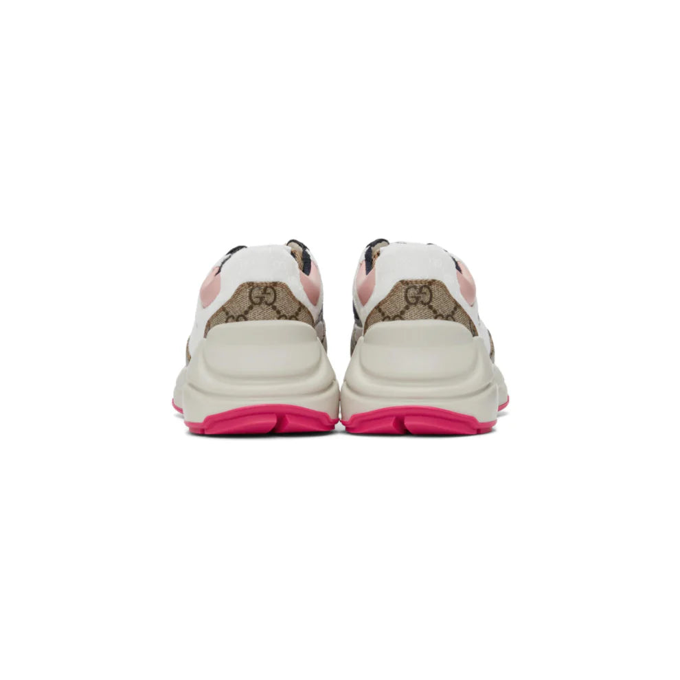 GUCCI Beige Rhyton Sneakers