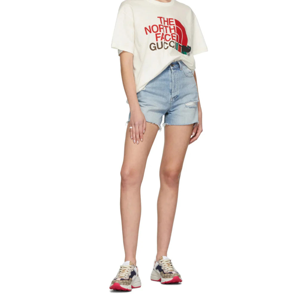 GUCCI Beige Rhyton Sneakers