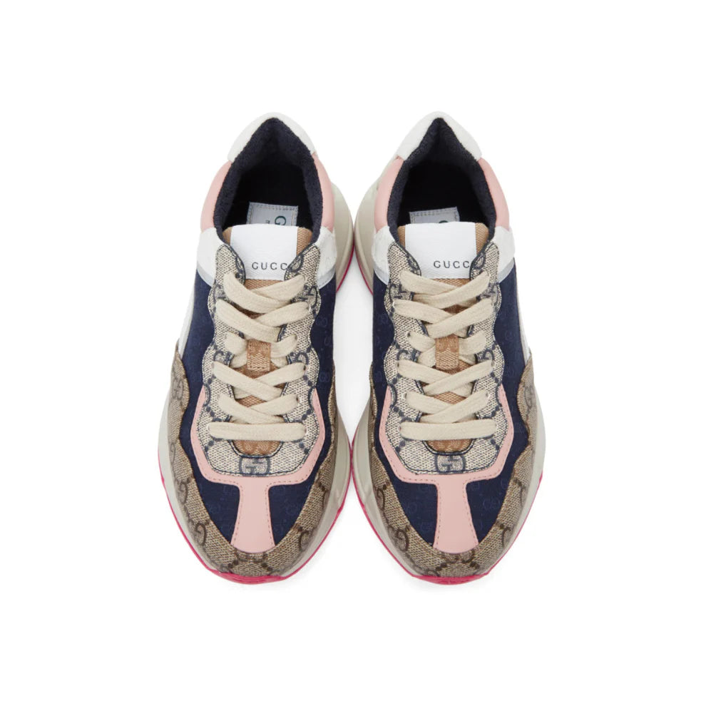 GUCCI Beige Rhyton Sneakers