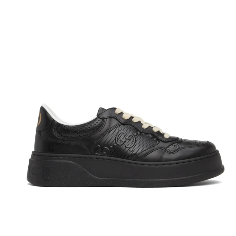 GUCCI Black Embossed