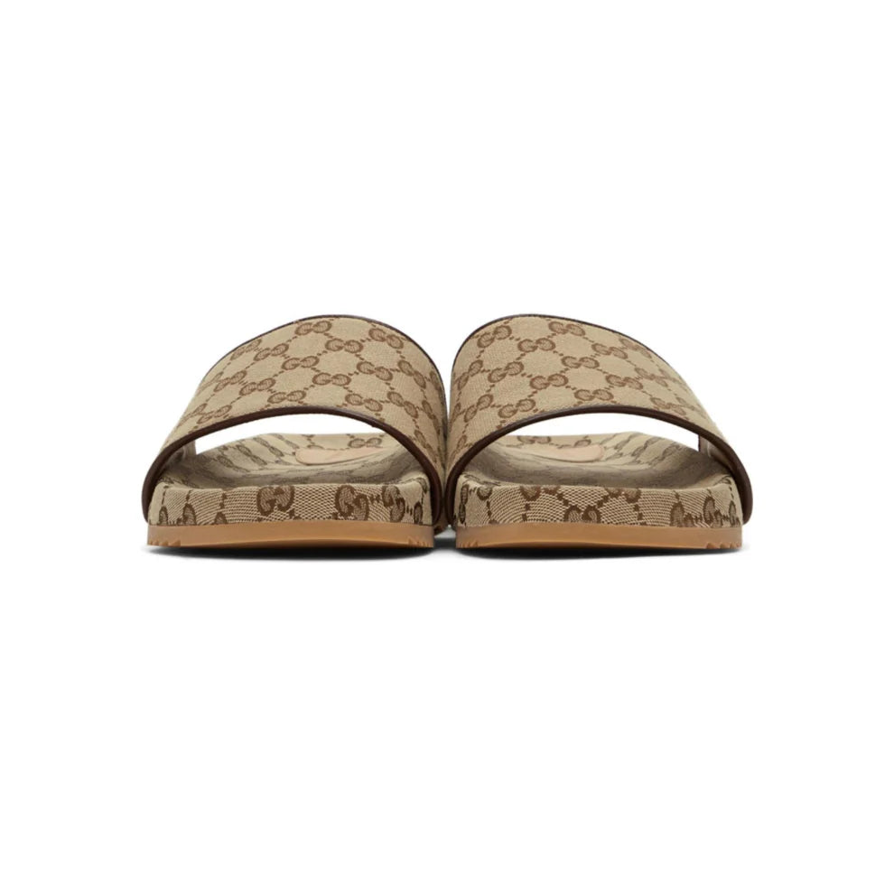 GUCCI Beige Canvas GG