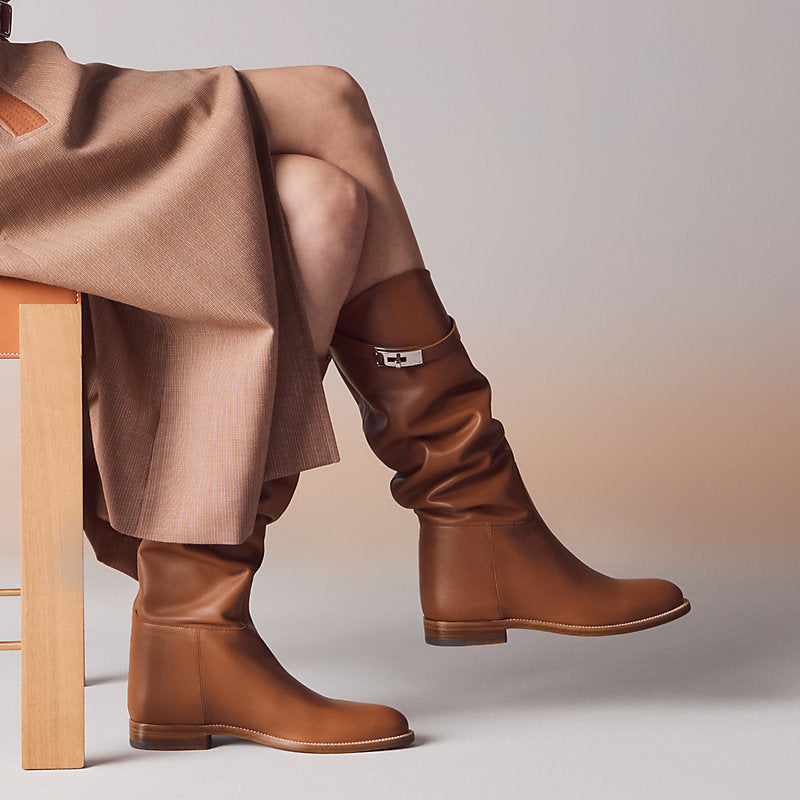 Hermès Jumping Supple Boot – Gold