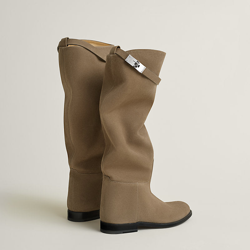 Hermès Jumping Supple Boot – Étoupe