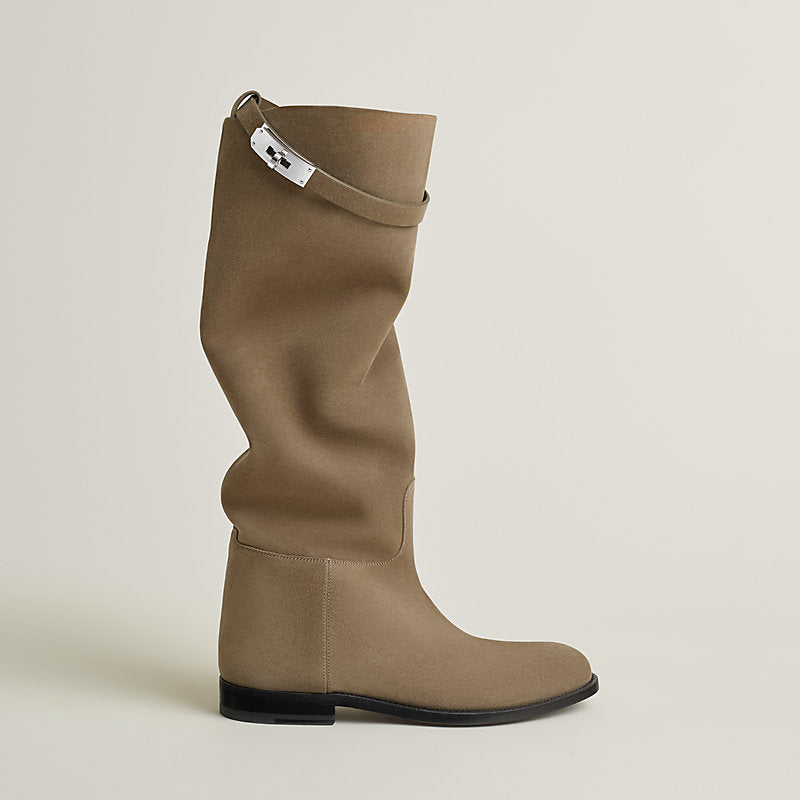 Hermès Jumping Supple Boot – Étoupe