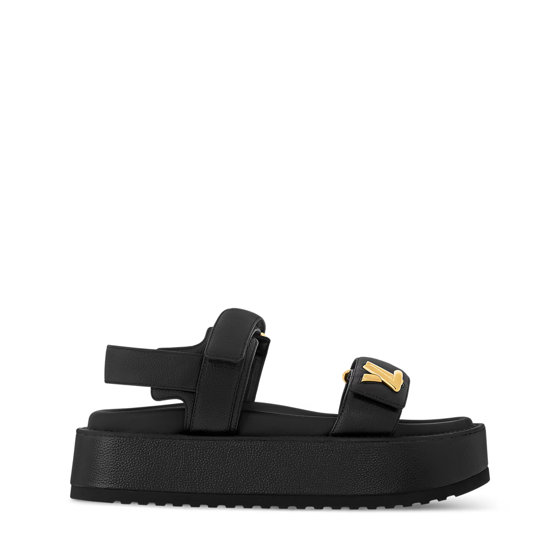 LV Sunset Platform Comfort Sandal
