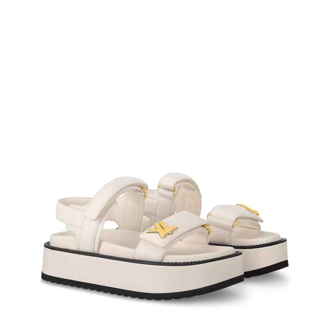 LV Sunset Platform Comfort Sandal