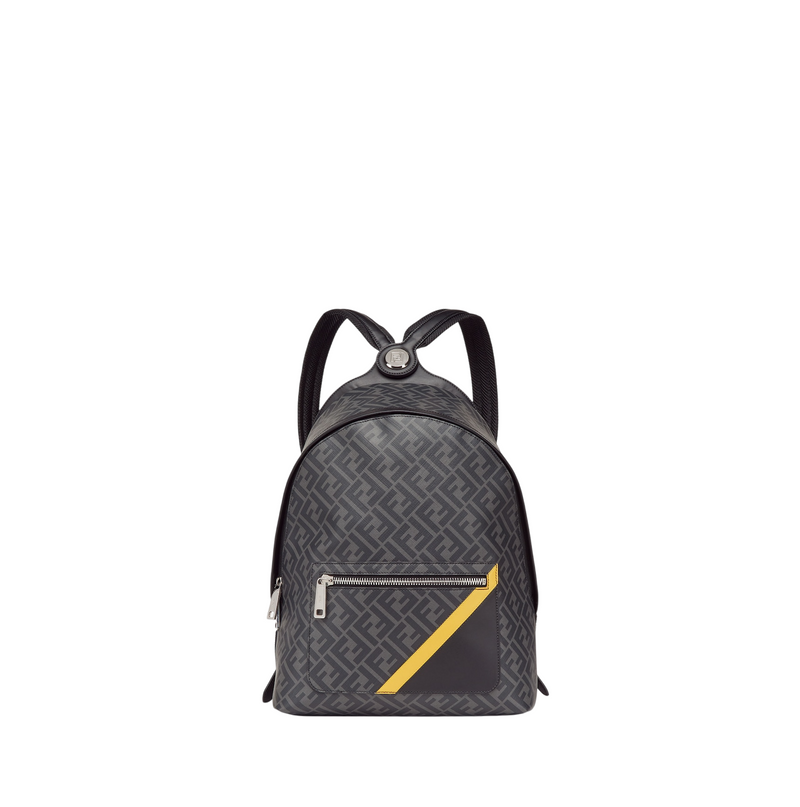 Fendi Diagonal Fendi Chiodo Medium Black